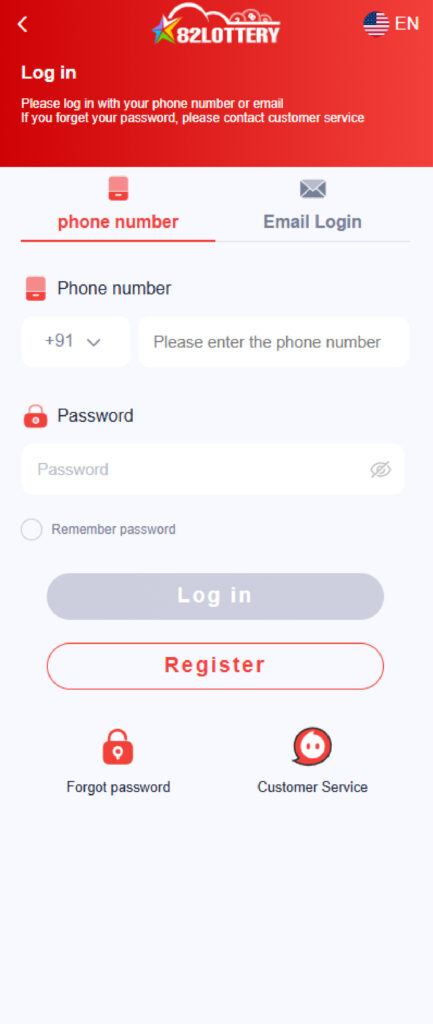 How to Login to Your 82 Lottery Account